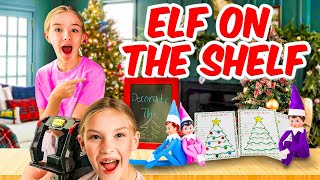 Elf on the Shelf Roll to Decorate the Tree MampM Surprise Day 5 [upl. by Anahahs]