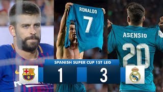 Barcelona 13 Real Madrid HD 1080i Spanish Super Cup Full Match Highlights 130817 [upl. by Aitnom]