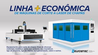 Máquinas de Corte a Laser de Fibra òtica de chapas Eurostec  Conheça linha EASYCUT e EASYCUT X [upl. by Lacim767]