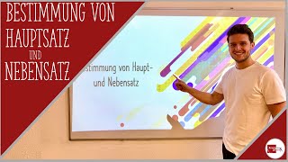 Hauptsatz und Nebensatz bestimmen Übungsvideo [upl. by Brigitte723]