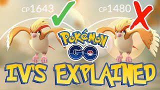 POKEMON GO IVs EXPLAINED DOES IT MATTER [upl. by Haridan]