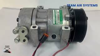 Compressor Sanden SE7H15 10277V Polia 8PK CM008290 Modelo VOLVO [upl. by Anahsahs]