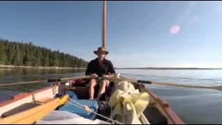 Rowing an Ilur sail and oar boat [upl. by Fields]