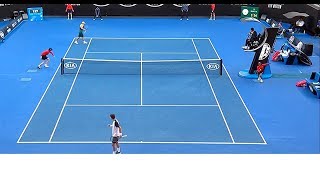 Kei Nishikori vs Pablo Carreno Busta AO 2019 [upl. by Eibbob428]