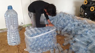 Plastic Bottles Manufacturing Process  How to Make Plastic Water Bottles in Factory Process [upl. by Schlesinger]