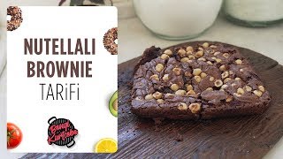 Nutellalı Brownie Tarifi  Dolapta 15 Gün Saklayabilirsiniz [upl. by Sabella]