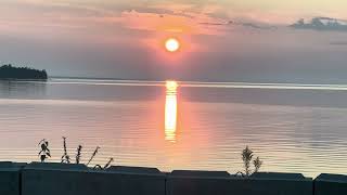 Sunrise on Lake Huron August 15 2024 [upl. by Winne]