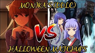 Monika DDLC Halloween Matchups [upl. by Anaiv]