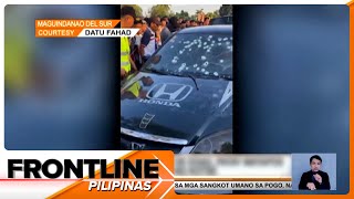 Magpinsan patay matapos pagbabarilin sa loob ng kotse sa Maguindanao del Sur  Frontline Pilipinas [upl. by Dutchman]