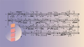 Eric Wubbels  Viola Quartet quotIJVERquot w score [upl. by Atsuj]