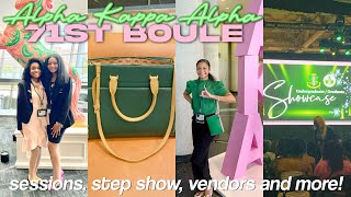 SORORITY VLOG AKA 71ST BOULE IN DALLAS TX 2024 sessions step show vendors and more [upl. by Condon176]