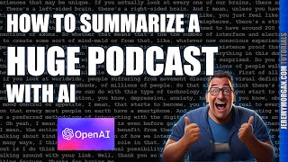 How to Transcribe and Analyze a Podcast with AI [upl. by Aileen]