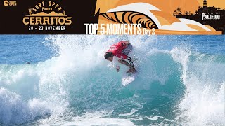 Top 5 Moments Day 2 of the Pacifico Surf Open Cerritos [upl. by Neeleuqcaj210]