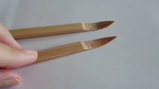 Kintsugi tutorial tools amp tips Quick demo in adjusting Goennes handmade bamboo spatulas [upl. by Ricketts249]