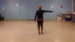 The Electric Slide 2 Line Dance Instructional [upl. by Adahs]