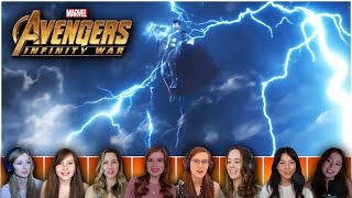 BEST THOR ARRIVING IN WAKANDA Movie Reactions  Avengers Infinity War 2018 [upl. by Drusi894]