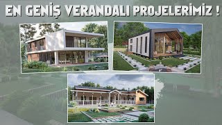 EN GENİŞ VERANDALI MÜSTAKİL EV  VİLLA  PLANLARI [upl. by Iva]