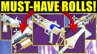 NEW Dawning 2022 Weapons  MUST HAVE God Rolls Destiny 2 [upl. by Acinet261]