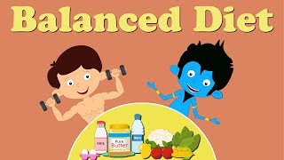 Balanced Diet  aumsum kids science education children [upl. by Edijabab585]