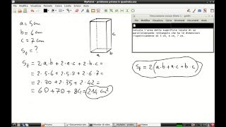 Matteomatica Problema superficie parallelepipedo rettangolo [upl. by Helge]