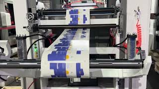 Roll die cutting machine for Sunscreen box test running well cutting machine cuttingshapes [upl. by Samale]