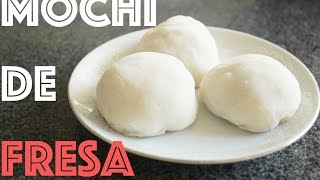 Aprende a hacer MOCHI de fresaspostre japonés [upl. by Gemina]