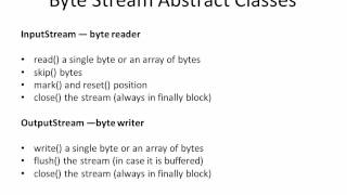 Java Input and Output  IO Package [upl. by Rehctaht]