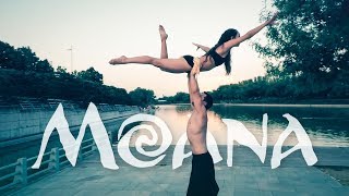 Duo blift  ACRO DANCE lifts COREOGRAPHY  HOW FAR I’LL GO [upl. by Dibru]