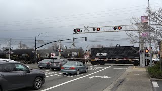 UPY 1006 Florin Flyer Local amp SacRT Light Rails  Zinfandel Dr Railroad Crossing Rancho Cordova CA [upl. by Goldfinch]