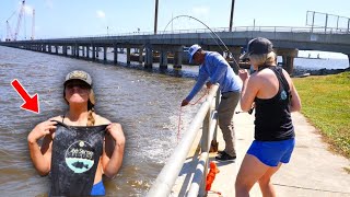 WE CAUGHT FLORIDAS BIGGEST BRIDGE MONSTERS…and things got MESSY [upl. by Mirisola]