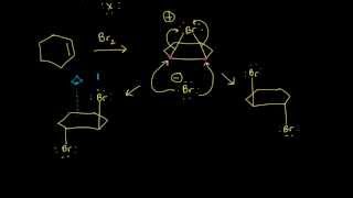 Halogenation  Alkenes and Alkynes  Organic chemistry  Khan Academy [upl. by Philip]