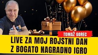 LIVE za moj ROJSTNI DAN z bogato NAGRADNO IGRO  😀❤️  Veš koliko bom star Napiši v komentar 👍 [upl. by Chastity]