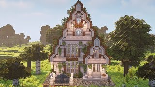 minecraft je 1122 build  🕯️ part 2 autumn soft cottage  miniaturia amp cocricot mod [upl. by Maillil]