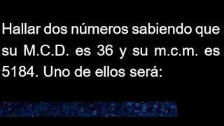 Problemas con MCD ejercicios aplicando el máximo común divisor [upl. by Toma881]