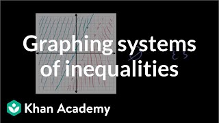 Graphing systems of inequalities and checking solutions example  Algebra II  Khan Academy [upl. by Cruickshank681]