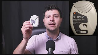 How to use Ellipta inhaler Trelegy Relvar Anoro Breo Incruse [upl. by Cacia]