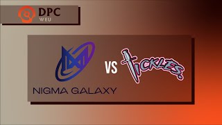 DPC WEU 202122 Tour 1 Nigma Galaxy vs Team Tickles  Game 1 [upl. by Sitra]