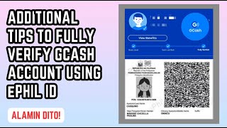 ADDITIONAL TIPS TO FULLY VERIFY GCASH ACCOUNT USING ePHIL ID UPDATED 2024  HR LEAH G [upl. by Edahsalof]