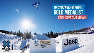 Zoi SadowskiSynnott Gold Medalist  Pacifico Womens Snowboard Big Air  X Games Aspen 2022 [upl. by Xenos19]