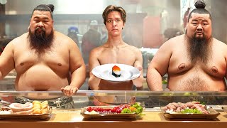 I Brought Sumo Wrestlers to a Buffet [upl. by Acinorahs886]