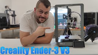 Creality Ender3 V3  VybaleníUnboxing Nastavení a První tisk Česky [upl. by Lleira667]