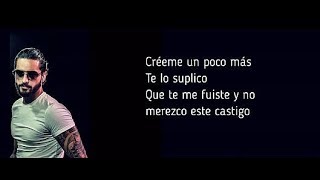 Karol G Maluma  Créeme  Lyrics  Letra [upl. by Lednar]