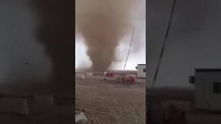 Awesome footage of tornado forming and touching ground [upl. by Oicaro]