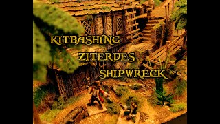 Umbau Schiffswrack von Ziterdes  how to Kitbashing a Ziterdes shipwreck [upl. by Suoiluj]