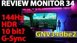 El monitor que seguro no conocías Review Viotek Gnv34dbe2  Descuento [upl. by Aura]