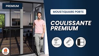 Moustiquaire porte fenetre coulissante premium  installation et montage [upl. by Artap]