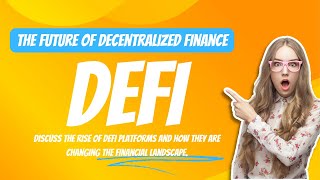 The Future of DeFi How Decentralized Finance is Revolutionizing Money  Coinicyt [upl. by Filipe]