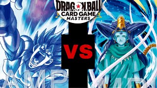 Blue GogetaBr VS Oceanus Shenron DBS Card Game Masters [upl. by Illyes509]