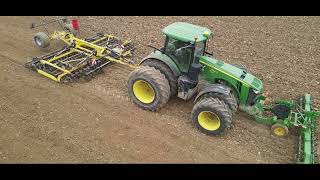 Préparation et semis betteraves 2024  John deere  Bednar  Horsch [upl. by Anawal]