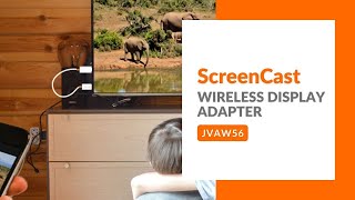 j5create ScreenCast Wireless Display Adapter  Model JVAW56 [upl. by Tedra]